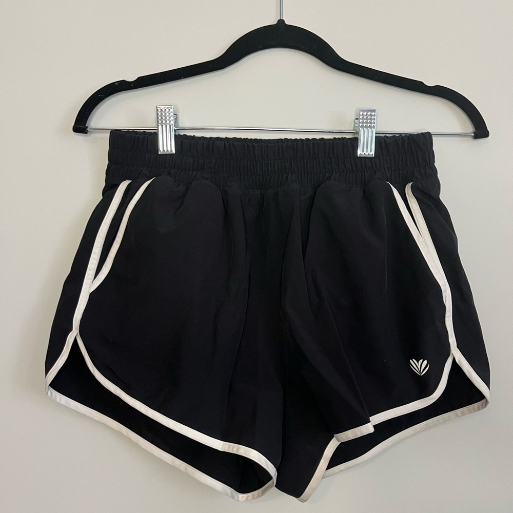 Forever 21 athletic shorts - black with line edges - size small